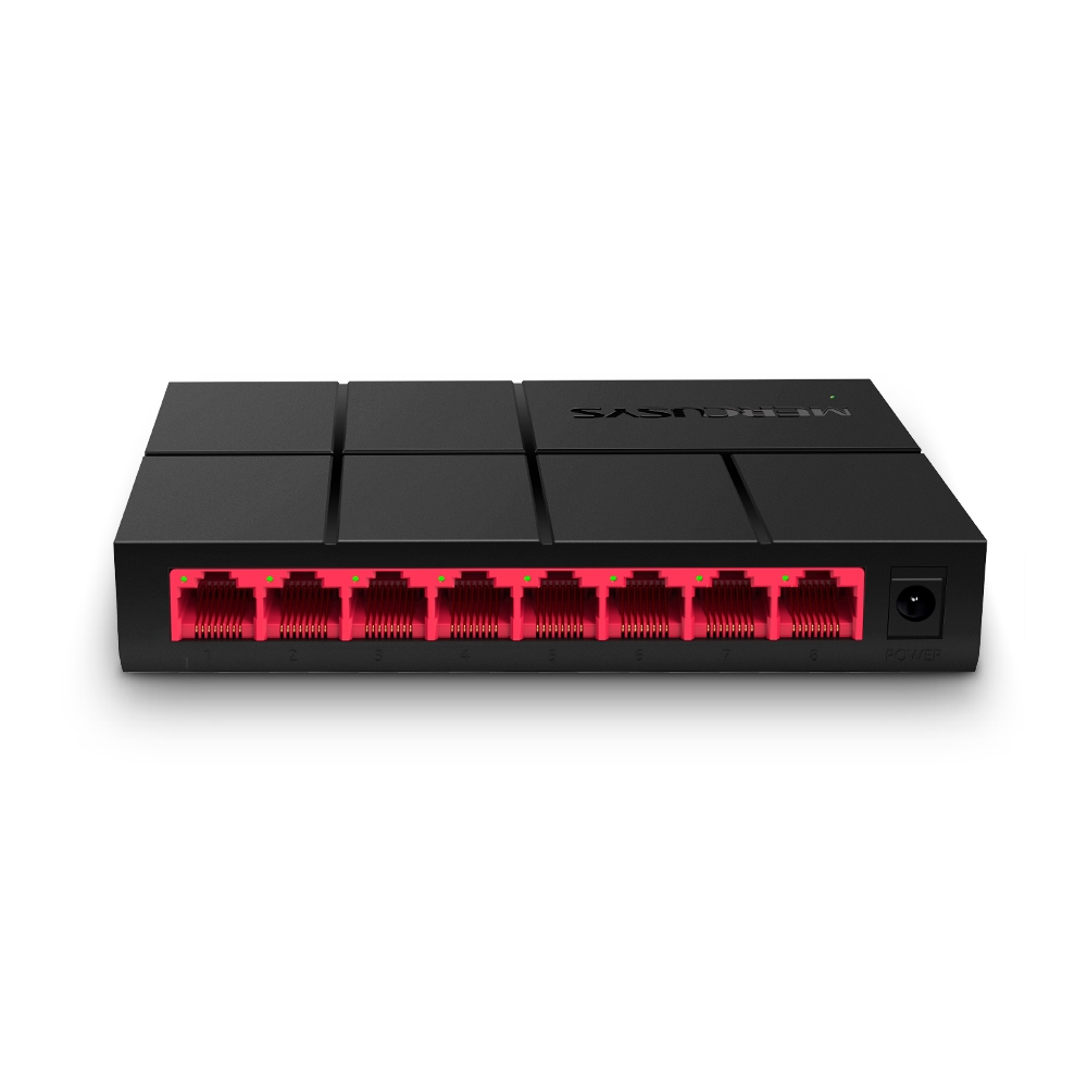 Mercusys MS108G μπροστινή όψη