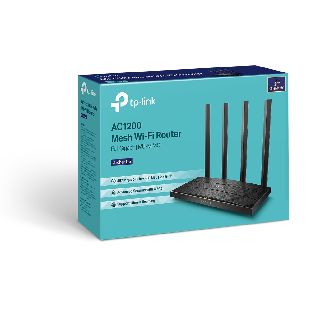 TP-Link Archer C6 συσκευασία κουτιού